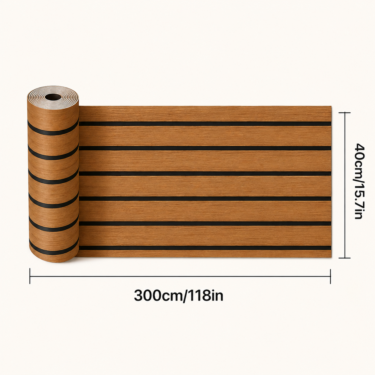 woodgrain wall sticker
